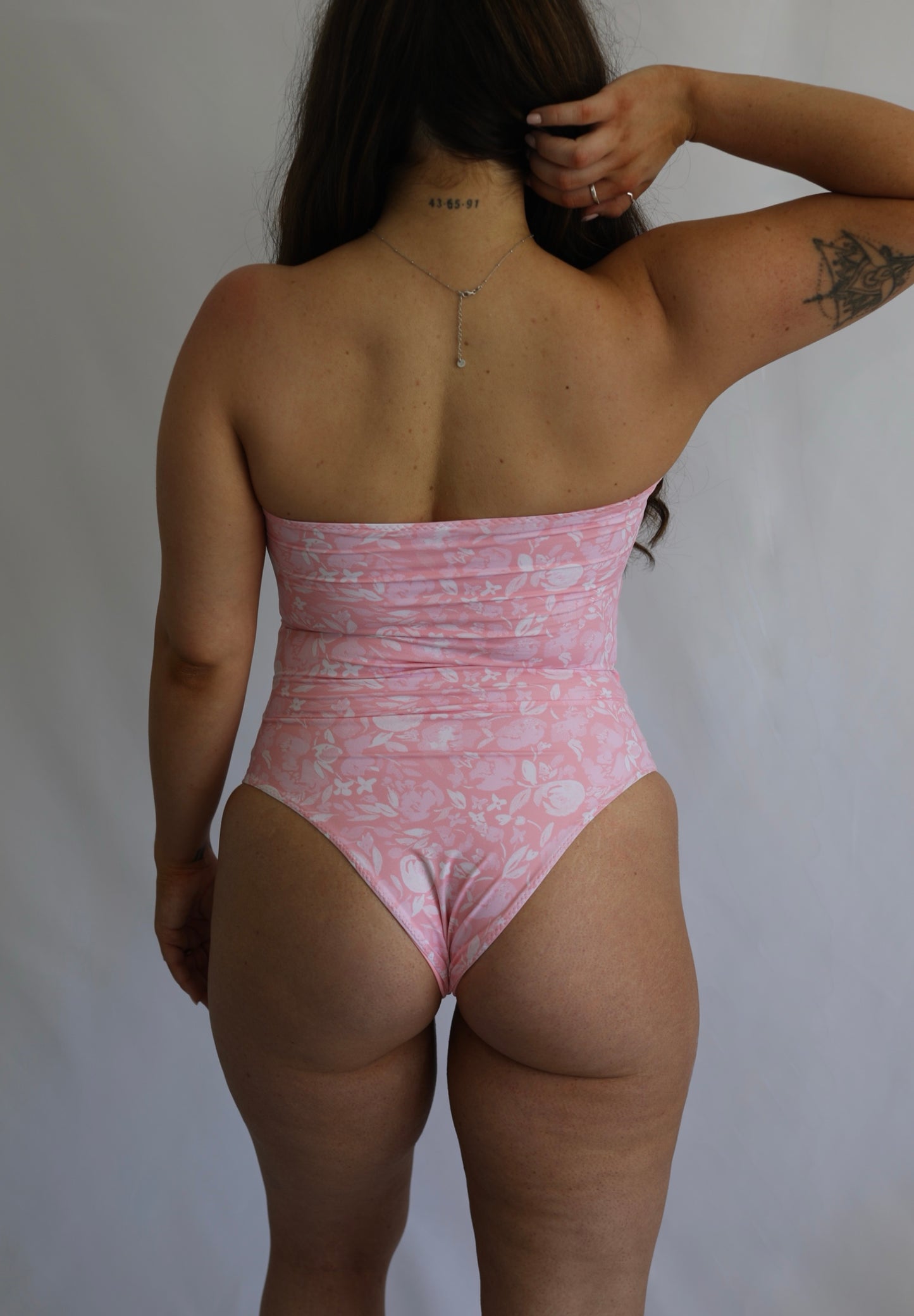 Sun-kissed Reversible O Ring Swimsuit - Blush Petal / Pink