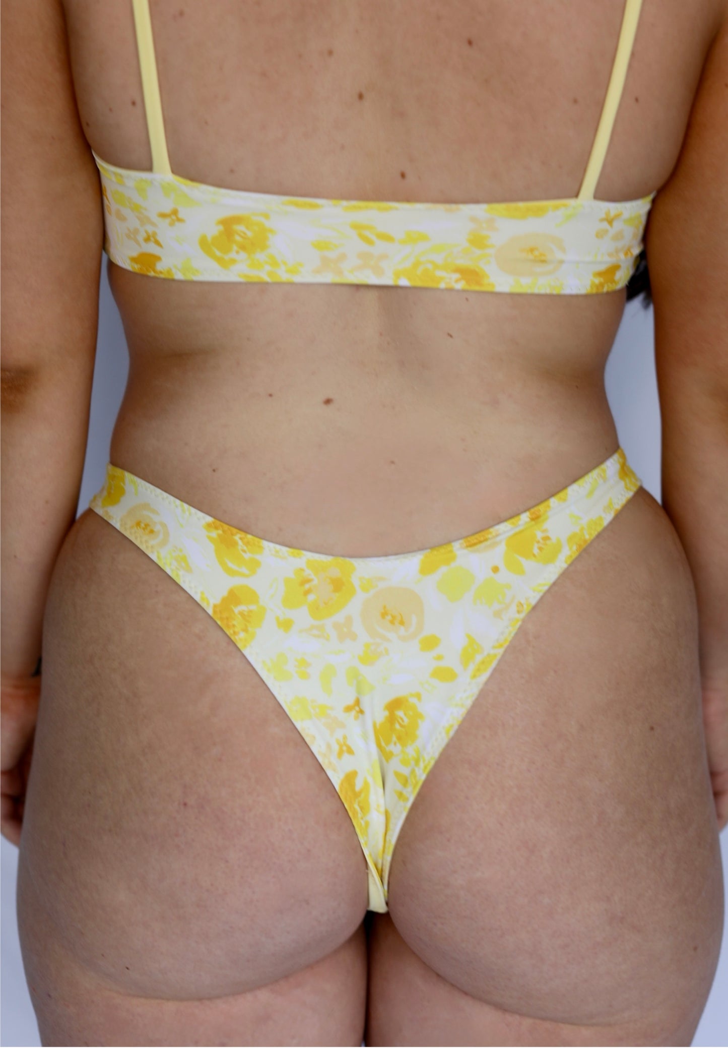 Sunseeker Reversible Bikini Bottoms - Lemon Peony
