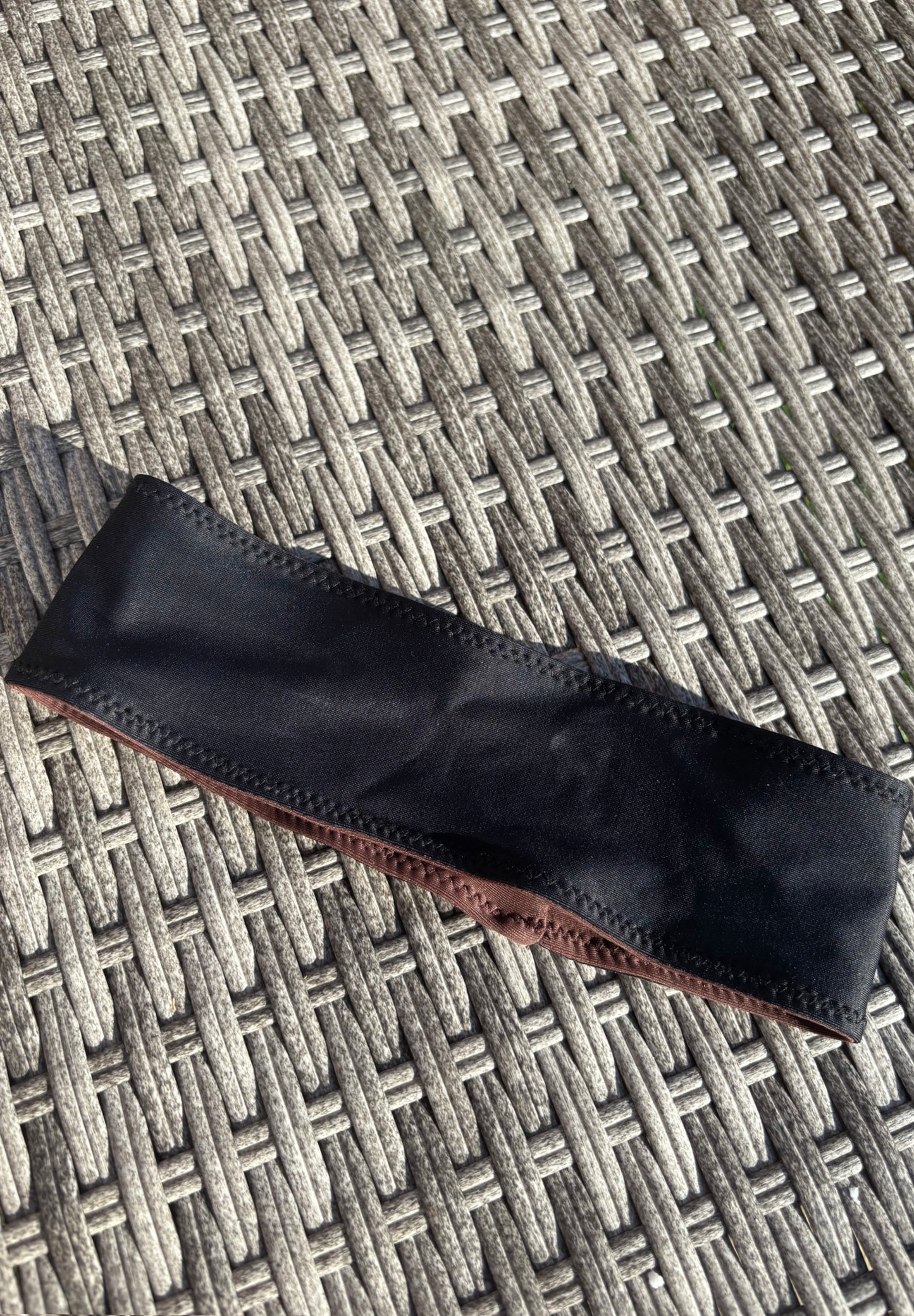 Reversible Headband - Espresso/Black