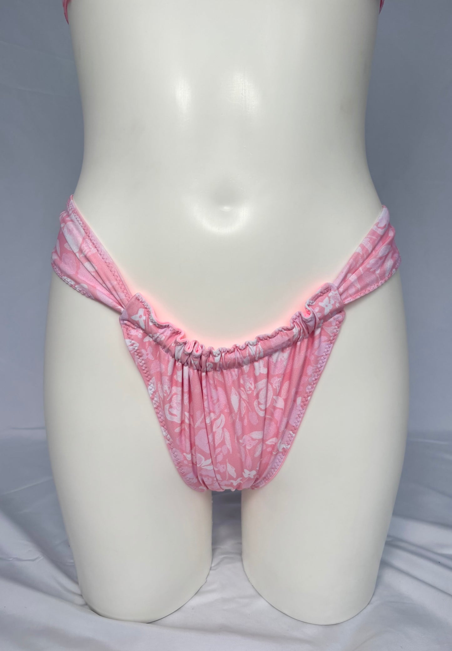 Shore Thing Reversible Cheeky Bikini Bottoms - Blushed Petal