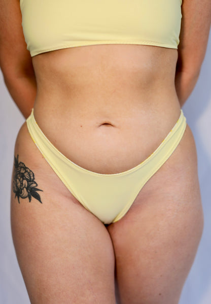 Sunseeker Reversible Bikini Bottoms - Lemon Peony