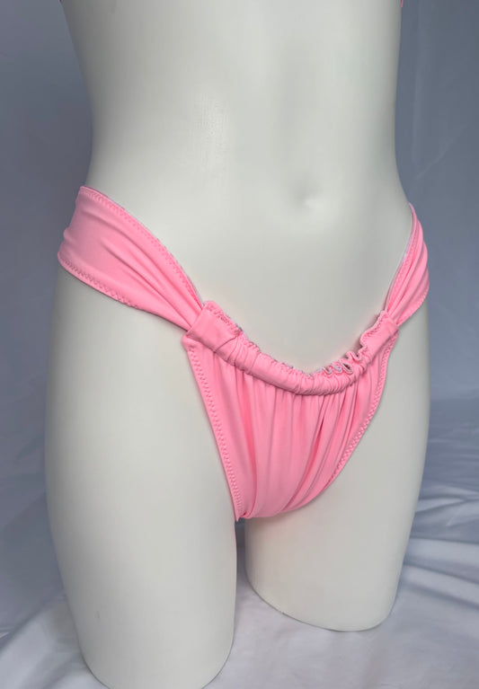 Shore Thing Reversible Cheeky Bikini Bottoms - Blushed Petal