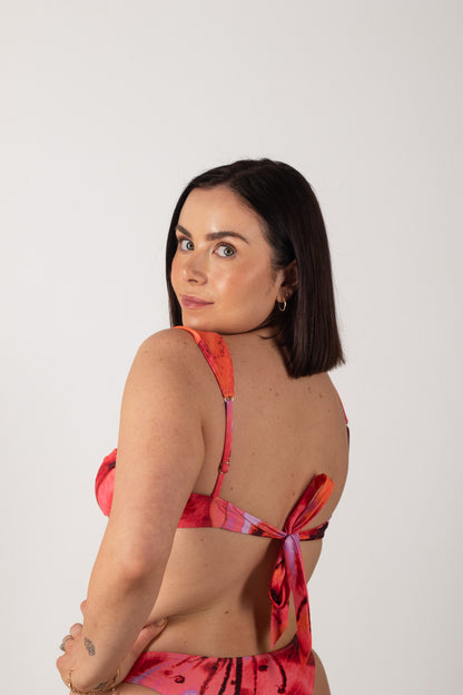 Soleil Adjustable Cup Bikini Top in Solara