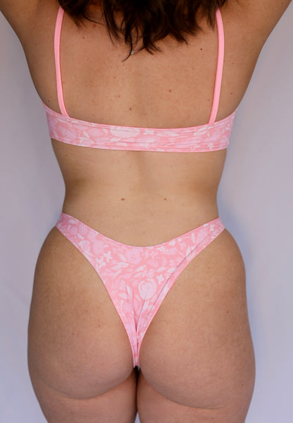 Sunseeker Reversible Bikini Bottoms - Blushed Petal