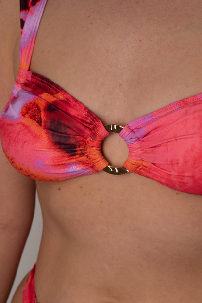 Soleil Adjustable Cup Bikini Top in Solara