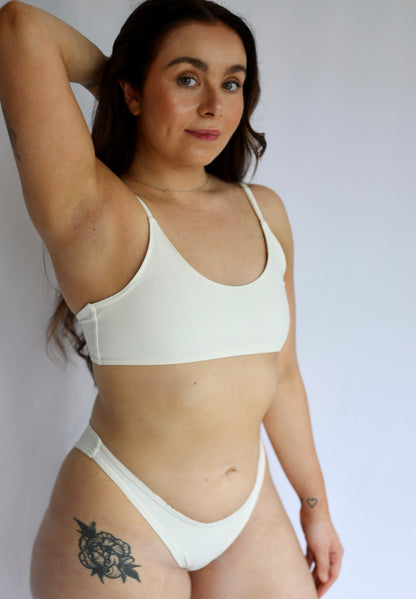 Heatwave Reversible Bikini Top - Marble Drift