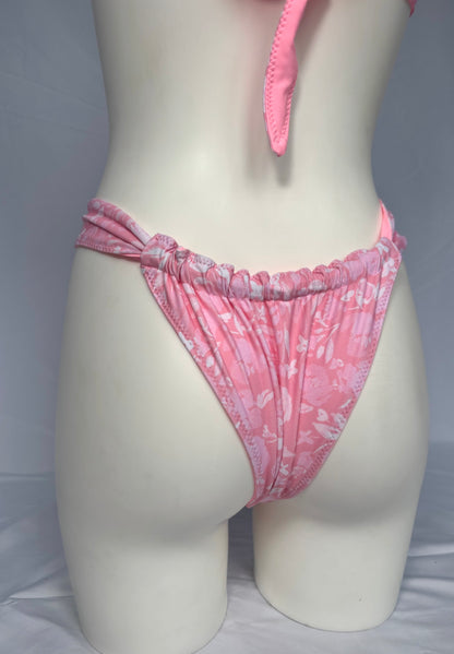 Shore Thing Reversible Cheeky Bikini Bottoms - Blushed Petal