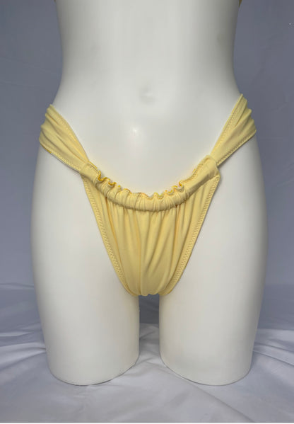 Shore Thing Reversible Cheeky Bikini Bottoms - Lemon Peony