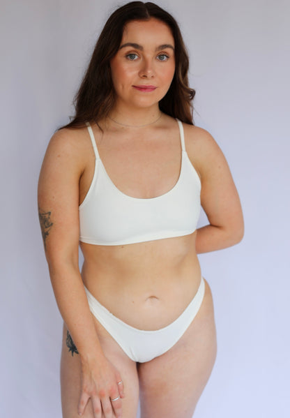Heatwave Reversible Bikini Top - Marble Drift